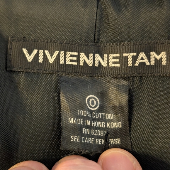 RARE Vivienne Tam Vintage Size 0 Tibetan Tiger Faux Fur Trim Tapestry Coat Wow! - Picture 5 of 5